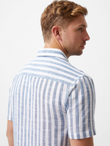 Chemise manche courte rayée