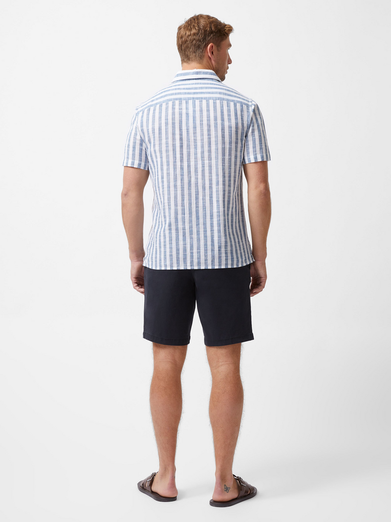 Chemise manche courte rayée