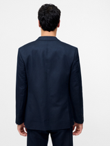 chaleco de traje de lino